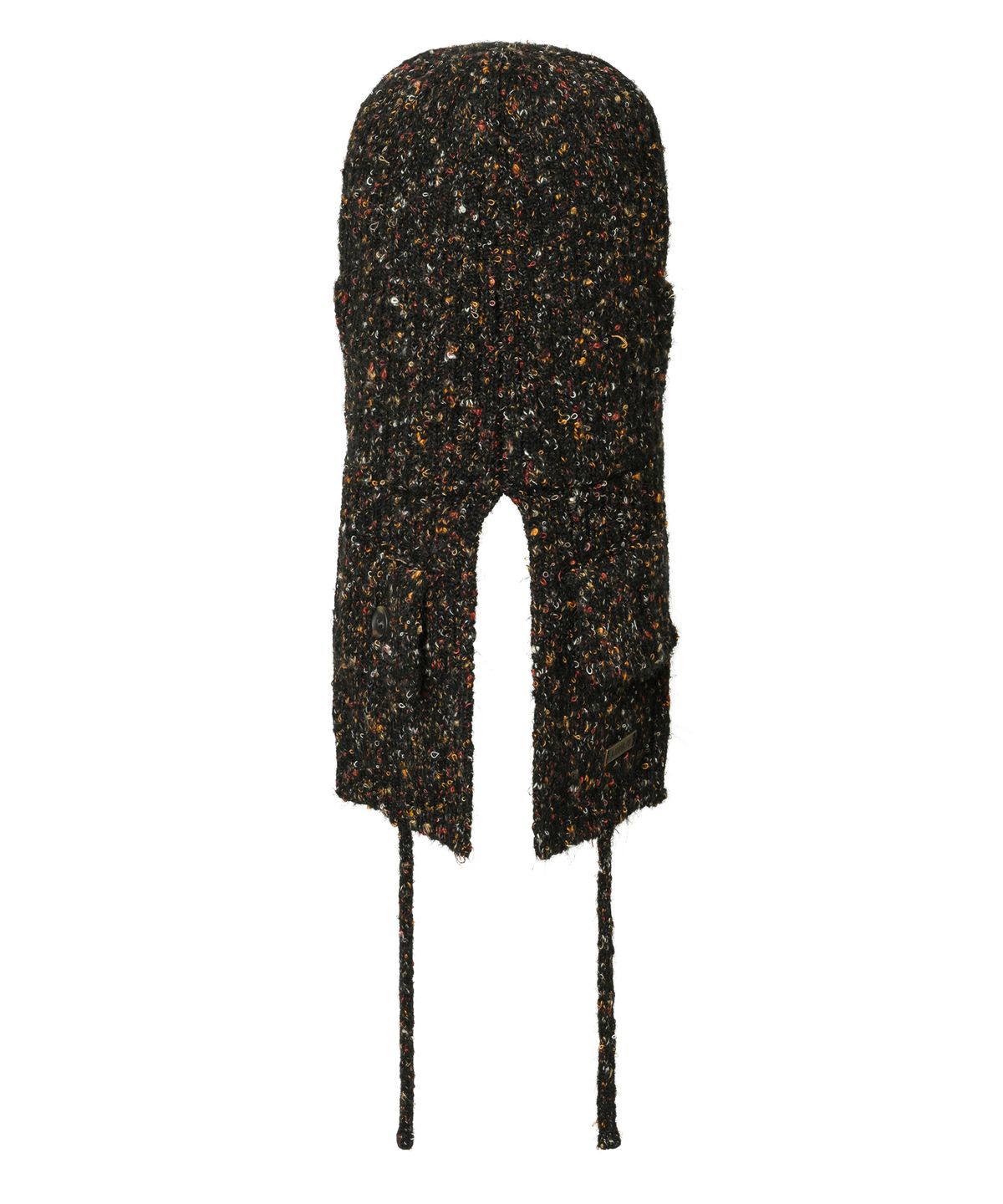 아조바이아조(AJOBYAJO) Speckled Knit Trooper Hat [BLACK]