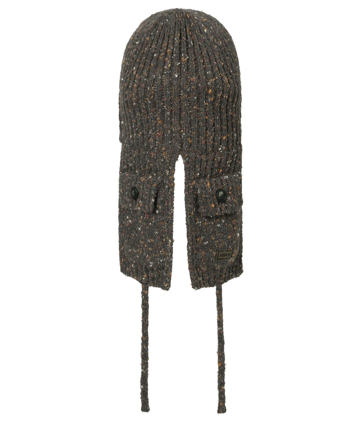 아조바이아조(AJOBYAJO) Speckled Knit Trooper Hat [CHARCOAL]