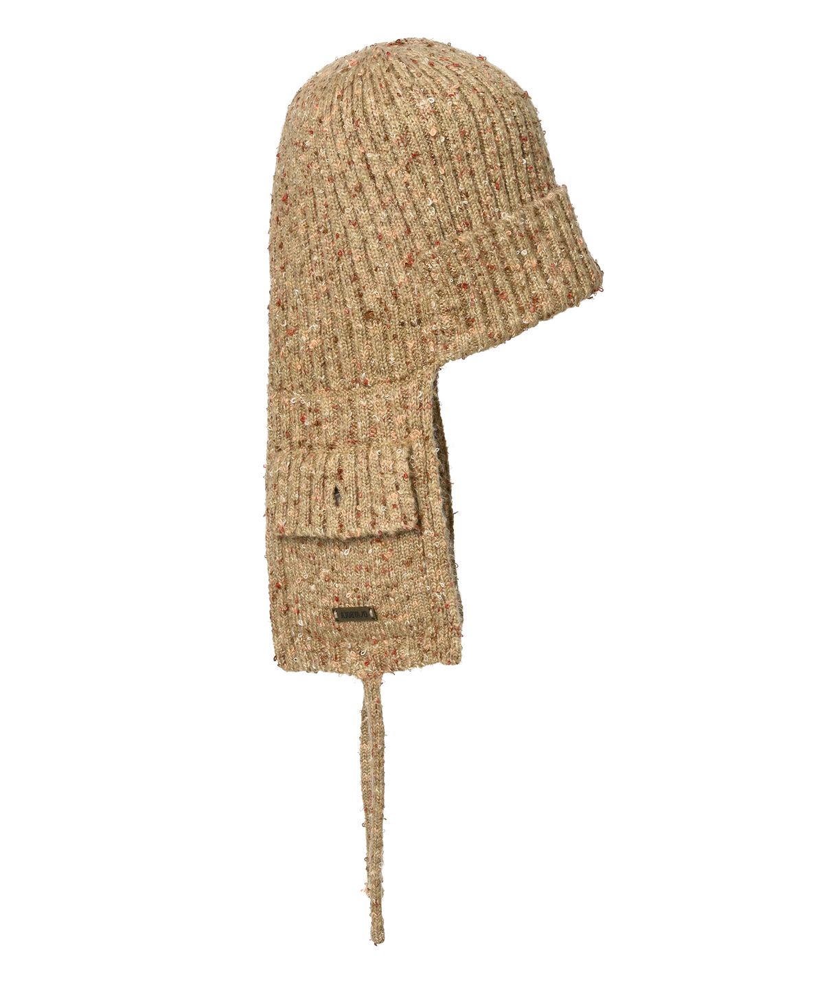 아조바이아조(AJOBYAJO) Speckled Knit Trooper Hat [BEIGE]