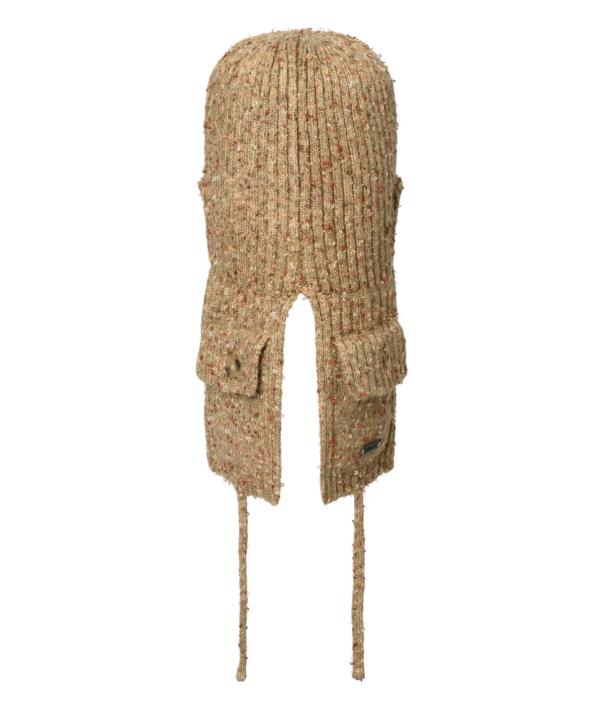 아조바이아조(AJOBYAJO) Speckled Knit Trooper Hat [BEIGE]