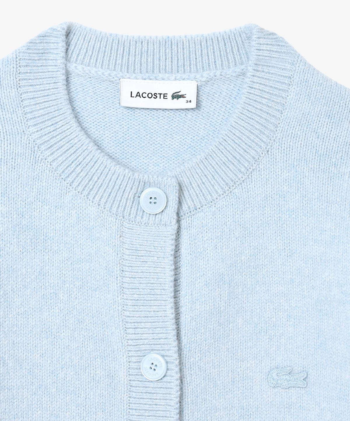 라코스테(LACOSTE) 여성 알파카 크루넥 가디건 AF409E-56N T01