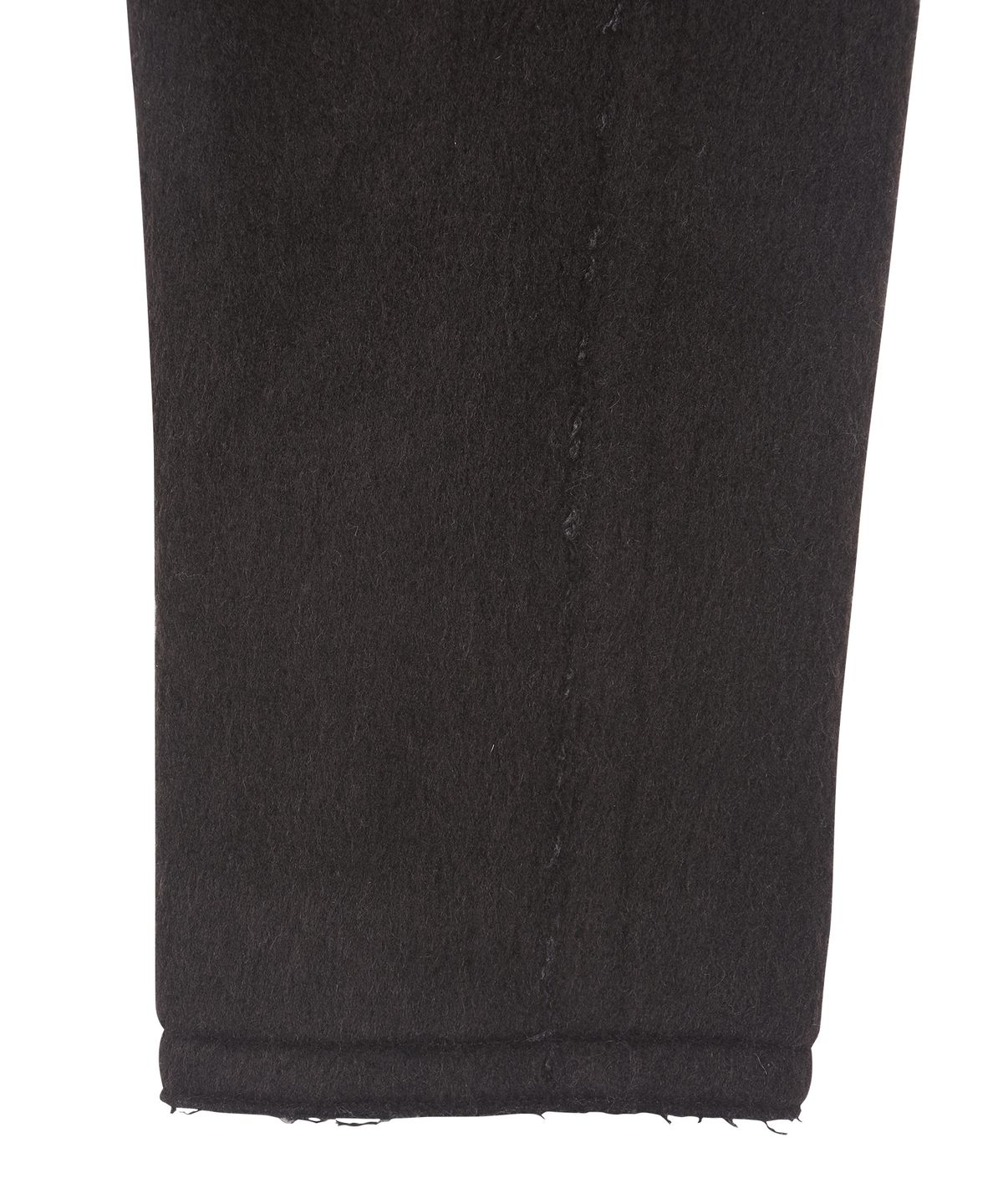 아조바이아조(AJOBYAJO) Raw Edge Peaked Collar Robe Coat [DARK BROWN]