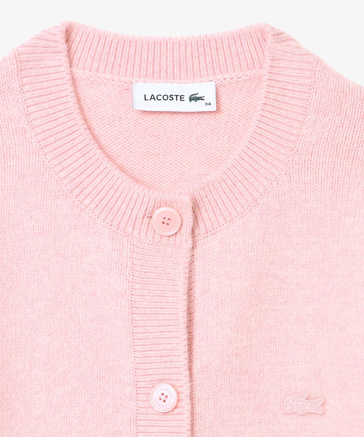 라코스테(LACOSTE) 여성 알파카 크루넥 가디건 AF409E-56N ADY