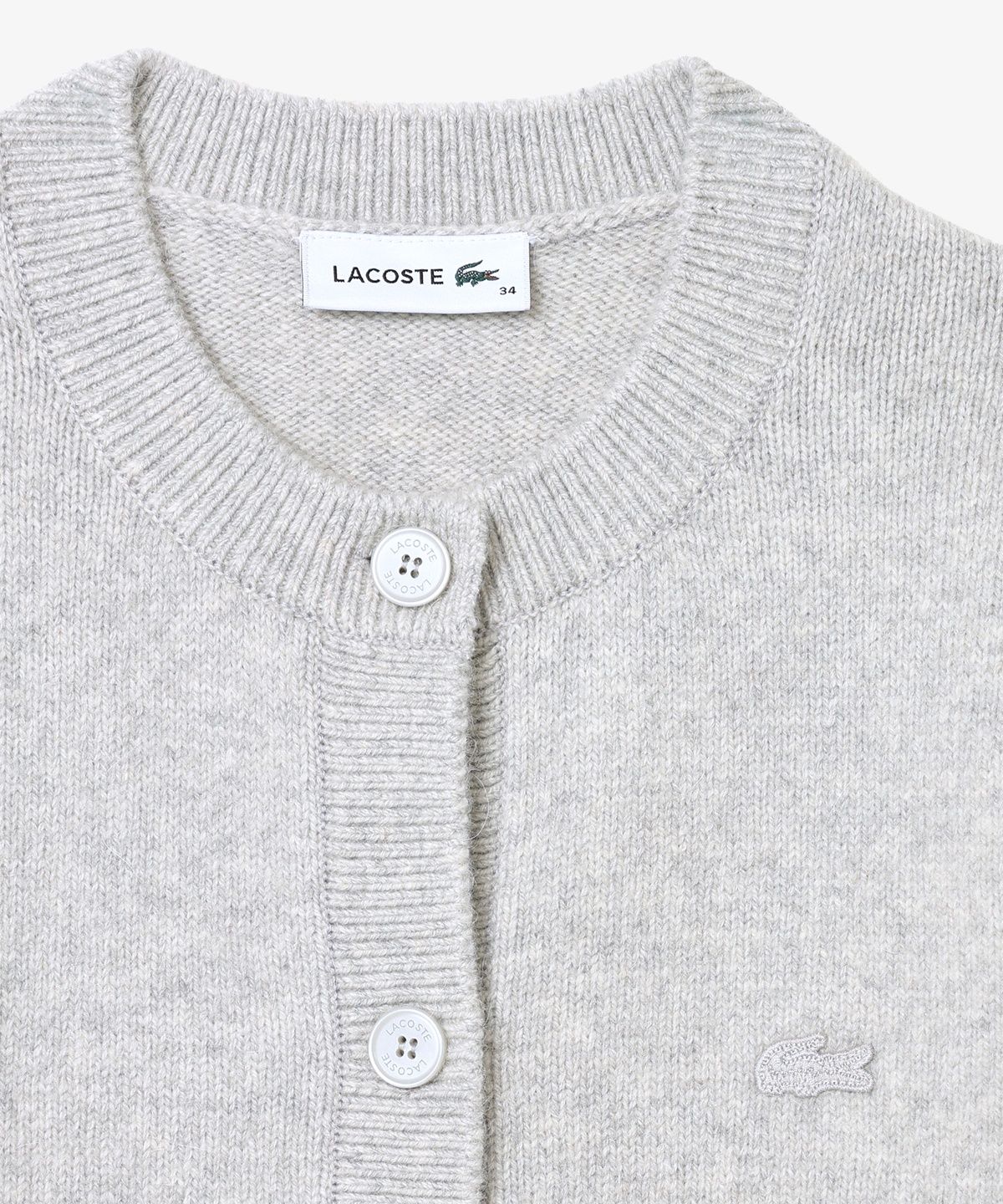 라코스테(LACOSTE) 여성 알파카 크루넥 가디건 AF409E-56N CCA