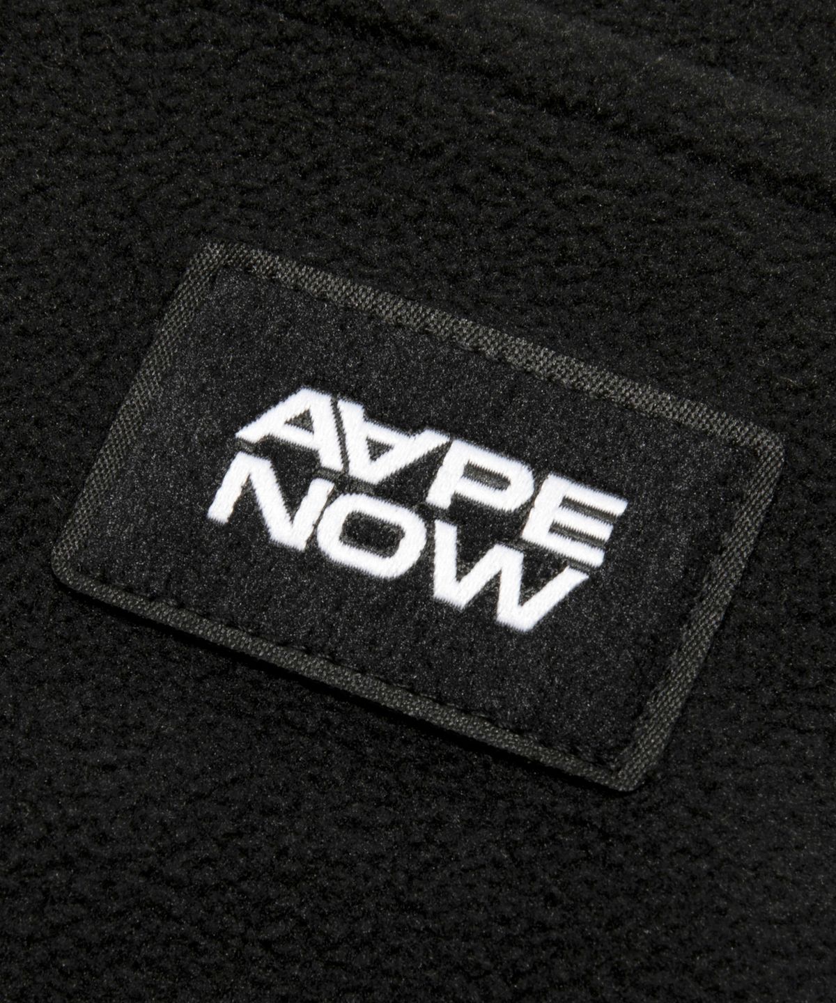 에이프(AAPE) AAPENOW 문페이스 집업 플리스 / AAPSWMC363XXPBKX