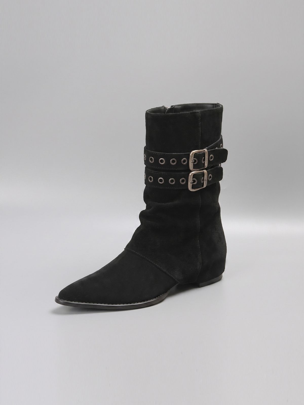 루시크루(LUCY CREW) 카이론 스웨이드 웨스턴부츠 LC736_3cm