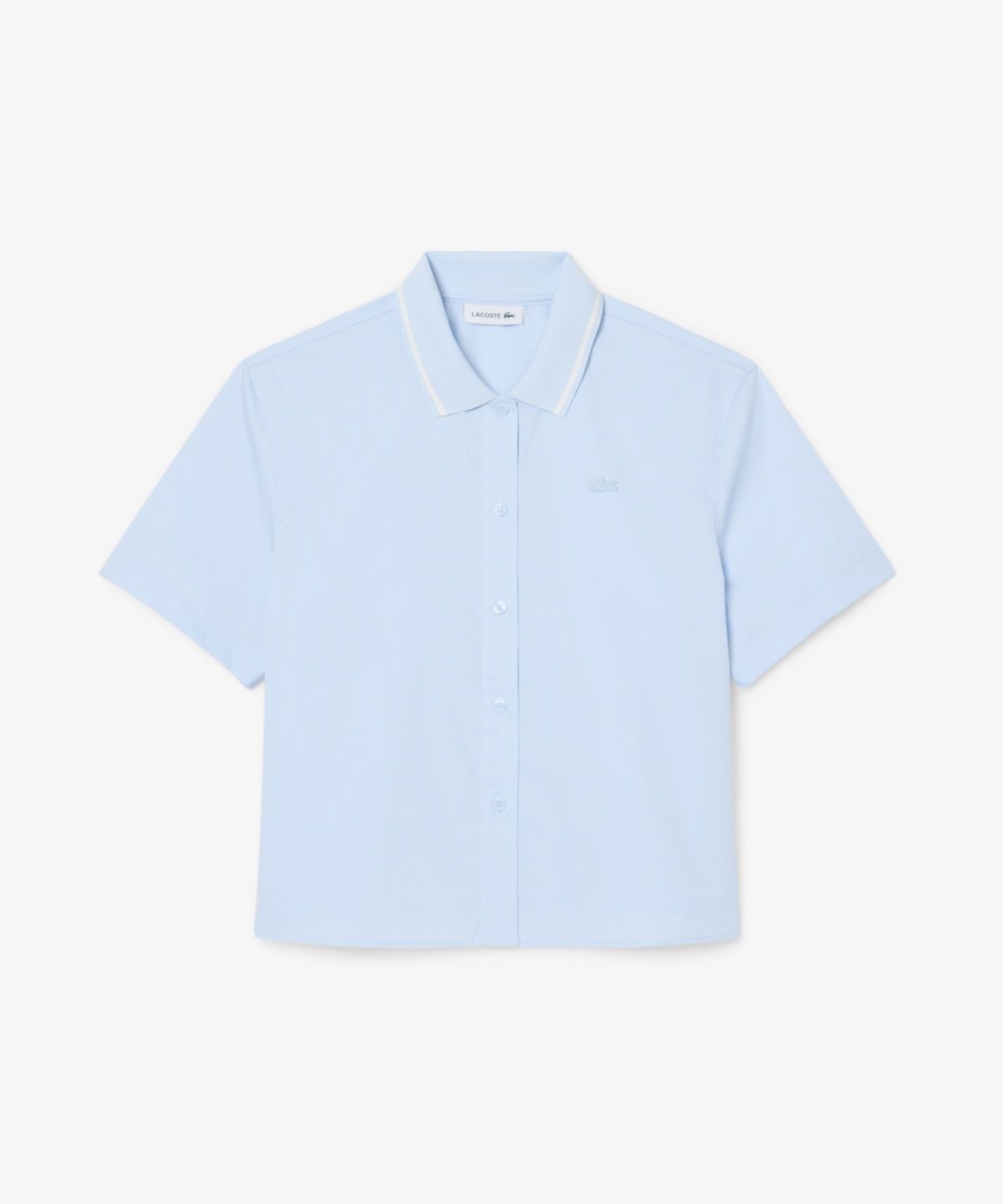 라코스테(LACOSTE) 여성 카라넥 포인트 반팔 셔츠 CF8478-56N T01
