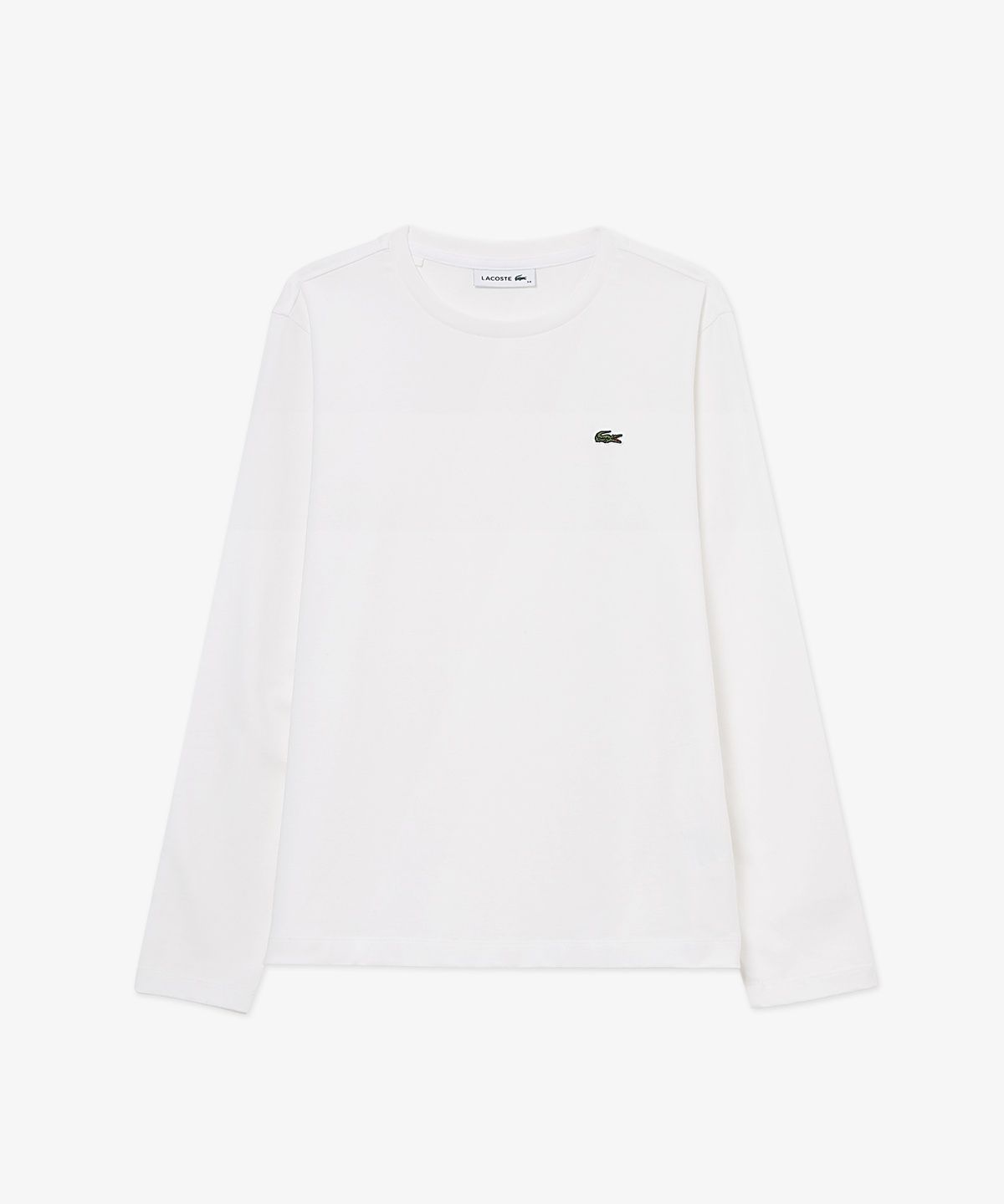 라코스테(LACOSTE) 여성 베이직 레귤러핏 긴팔 티셔츠 TF045E-56N 001