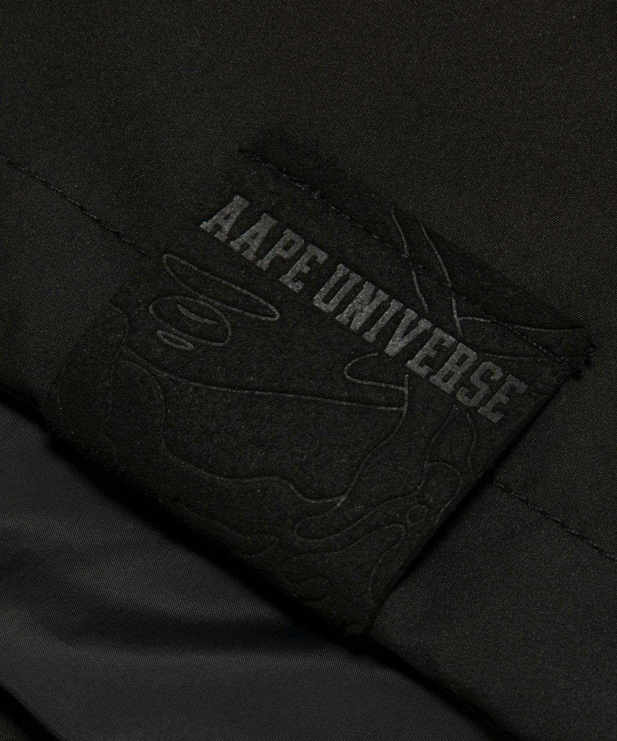 에이프(AAPE) 카모 투웨이 다운 자켓 / AAPDNM7735XXPBKX
