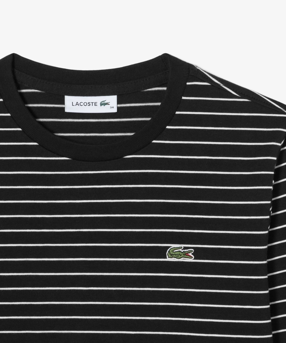 라코스테(LACOSTE) 여성 스트라이프 레귤러핏 긴팔 티셔츠 TF823E-56N 031