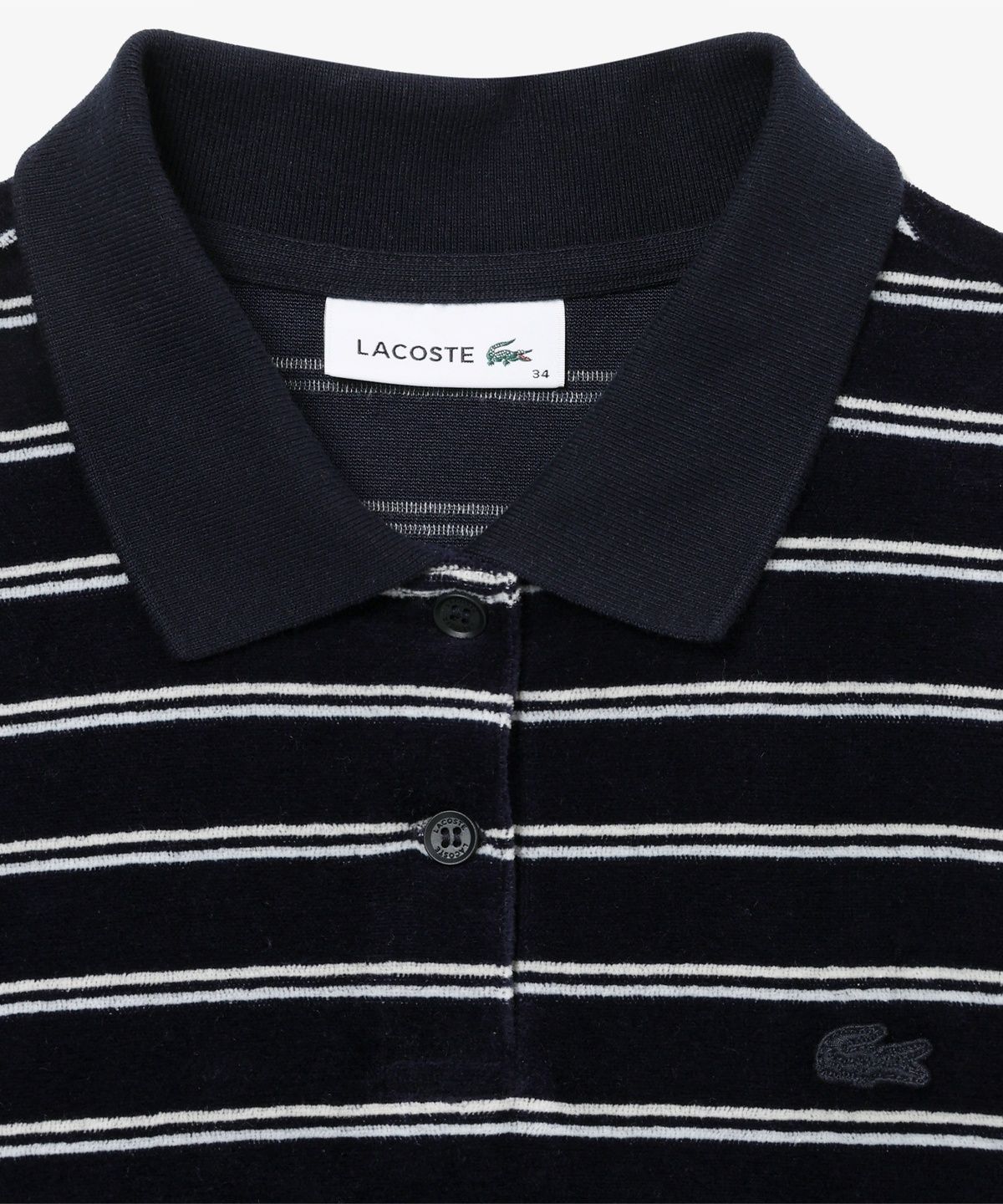 라코스테(LACOSTE) 여성 벨벳 반팔 폴로셔츠 PF920E-56N 166