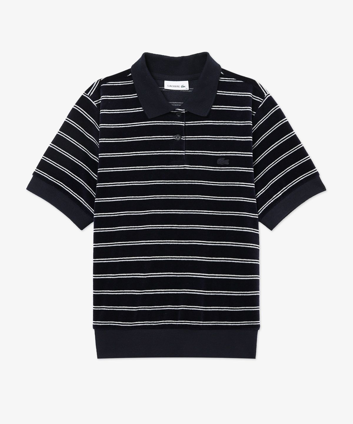 라코스테(LACOSTE) 여성 벨벳 반팔 폴로셔츠 PF920E-56N 166
