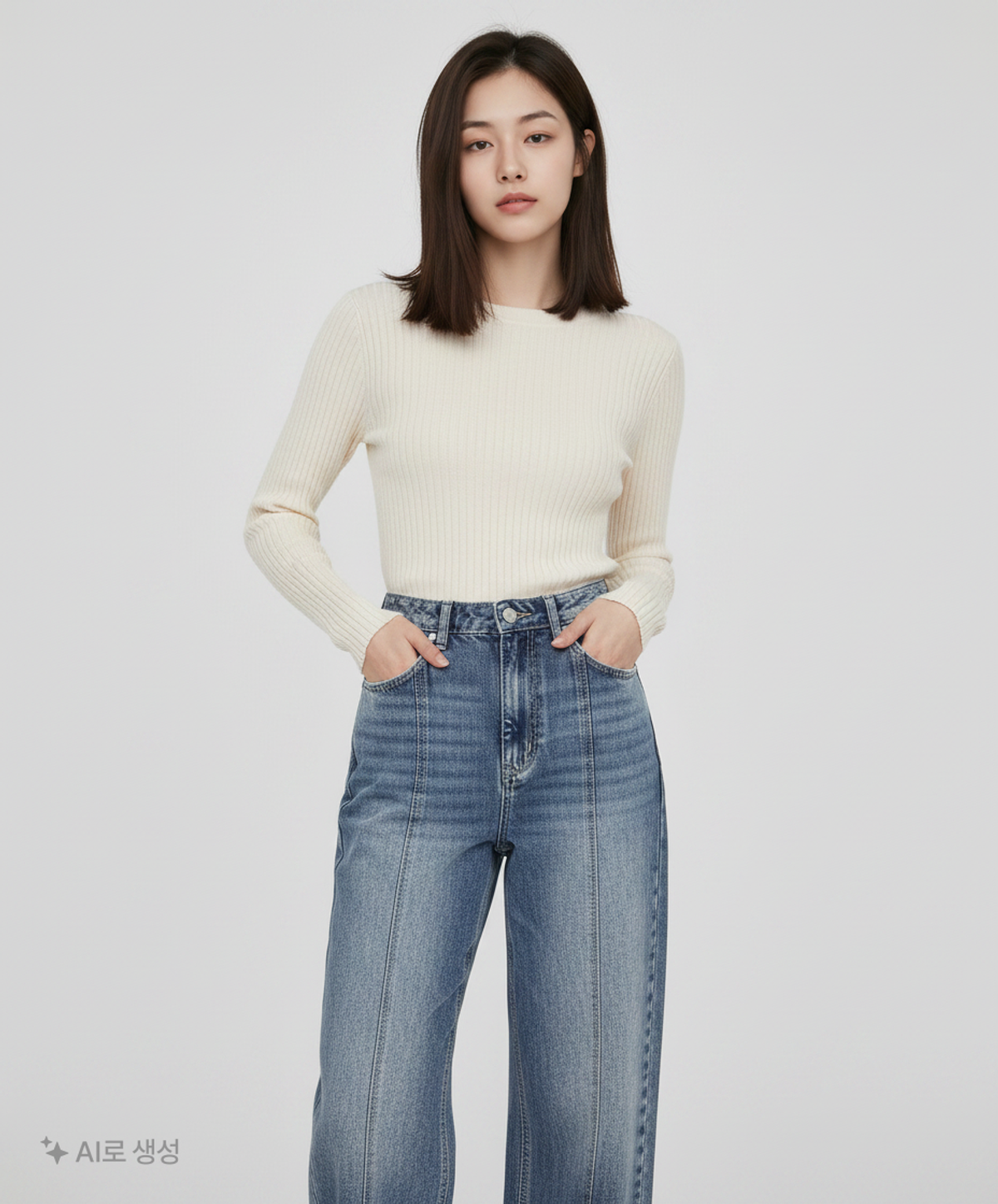 라이크더모스트(LIKE THE MOST) 청/데님 팬츠 S