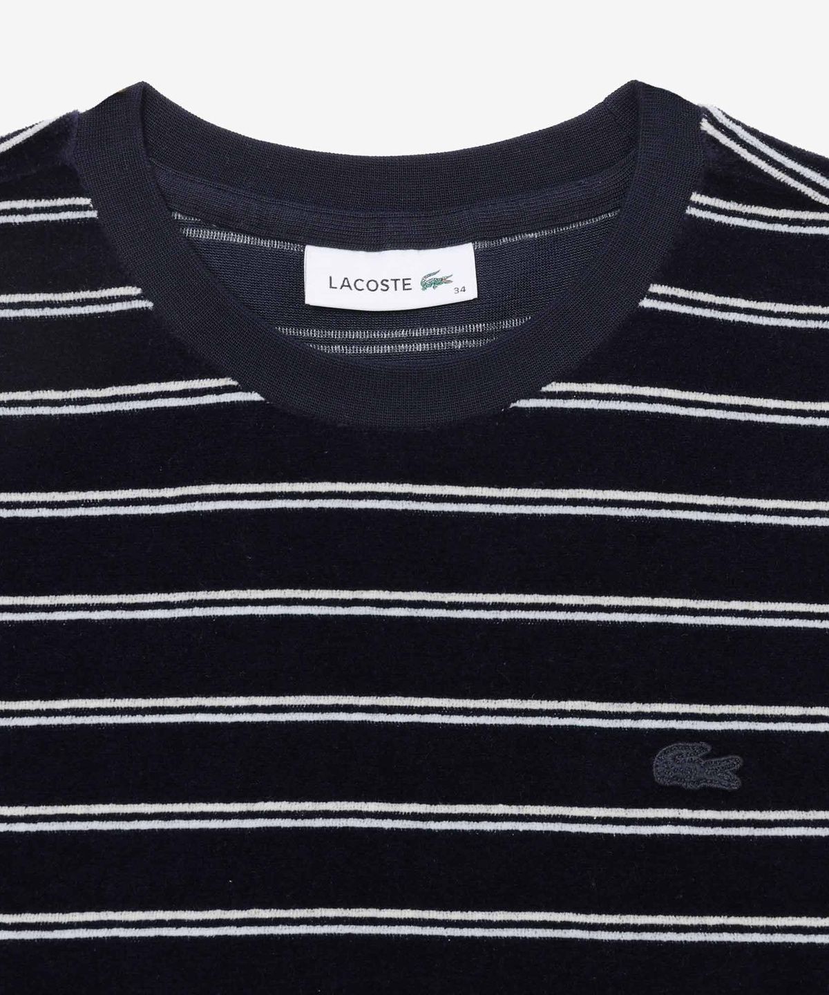 라코스테(LACOSTE) 여성 벨벳 크루넥 스웻셔츠 SF930E-56N 166