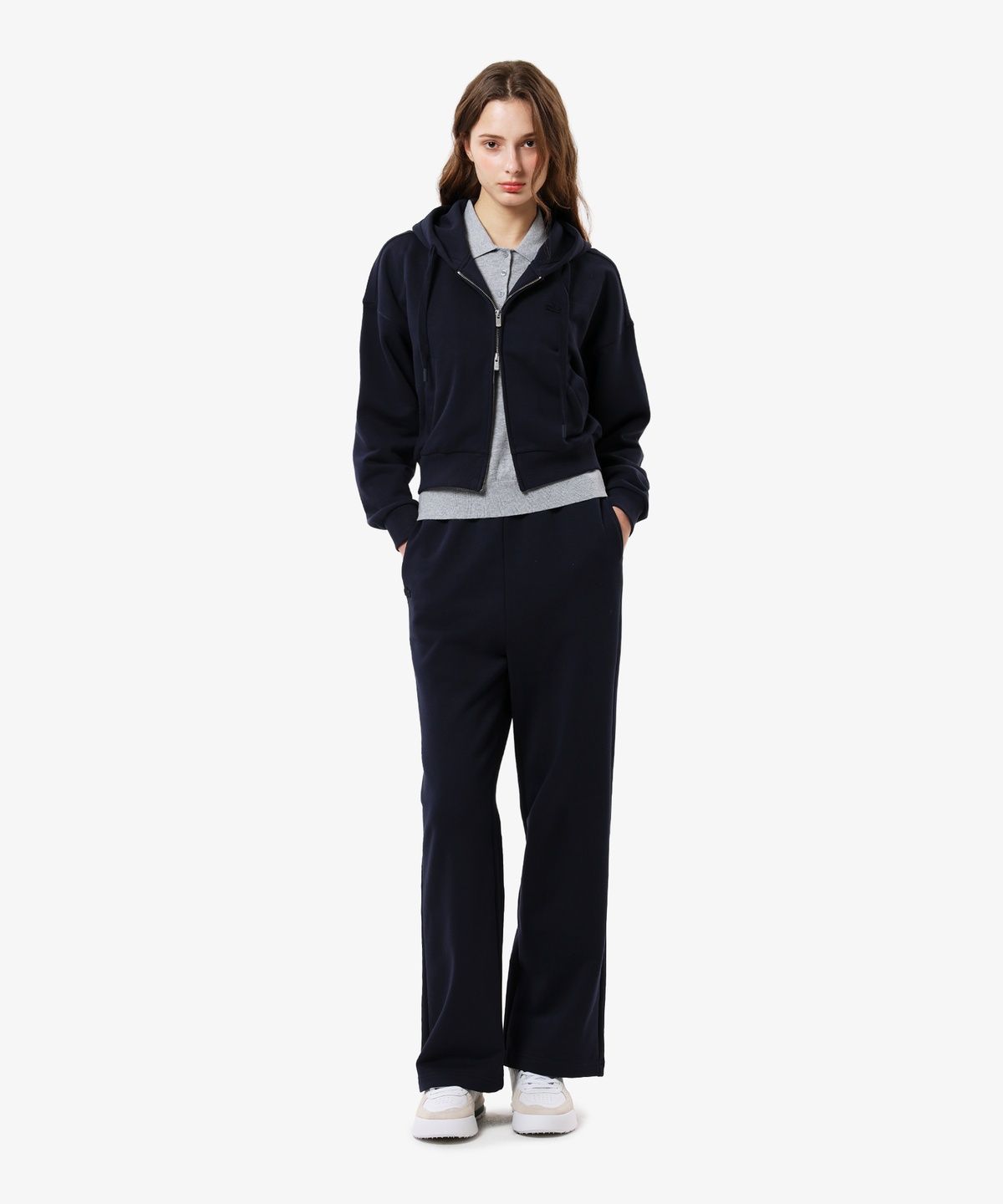 라코스테(LACOSTE) 여성 후드집업 스웻셔츠 SF289E-56N 166