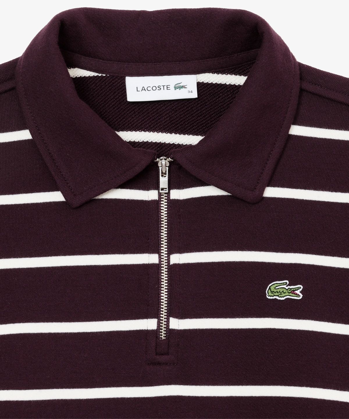 라코스테(LACOSTE) 여성 하프집업 스웻셔츠 SF296E-56N 3KE