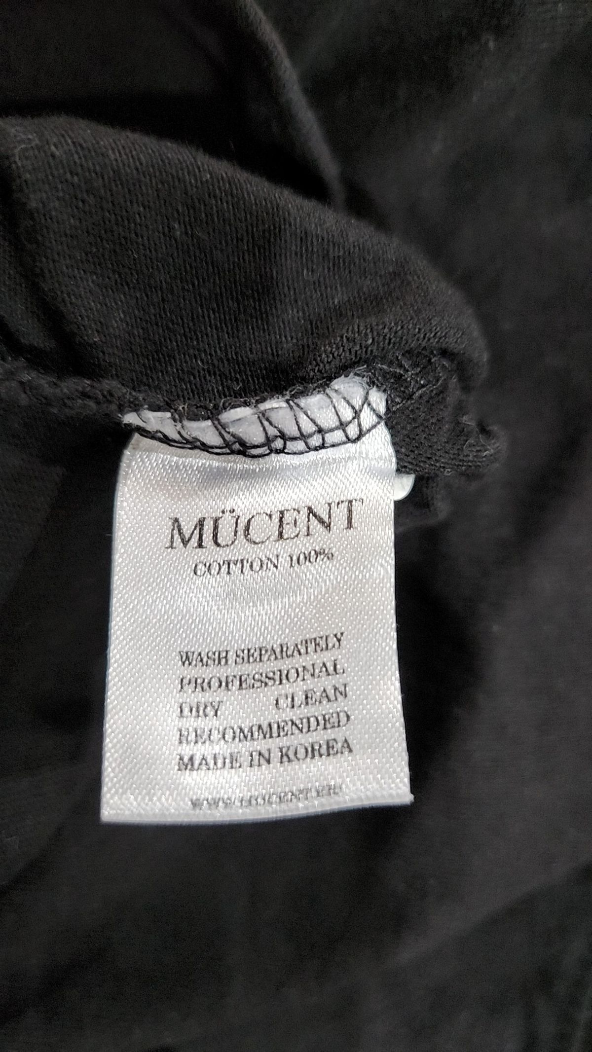 무센트(MUCENT) 반소매 티셔츠 XS