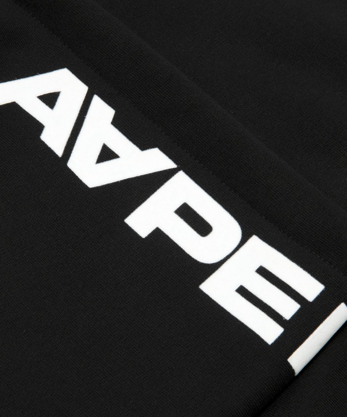 에이프(AAPE) AAPENOW 문페이스 플리스 후드티 / AAPSWMC354XXPBKX