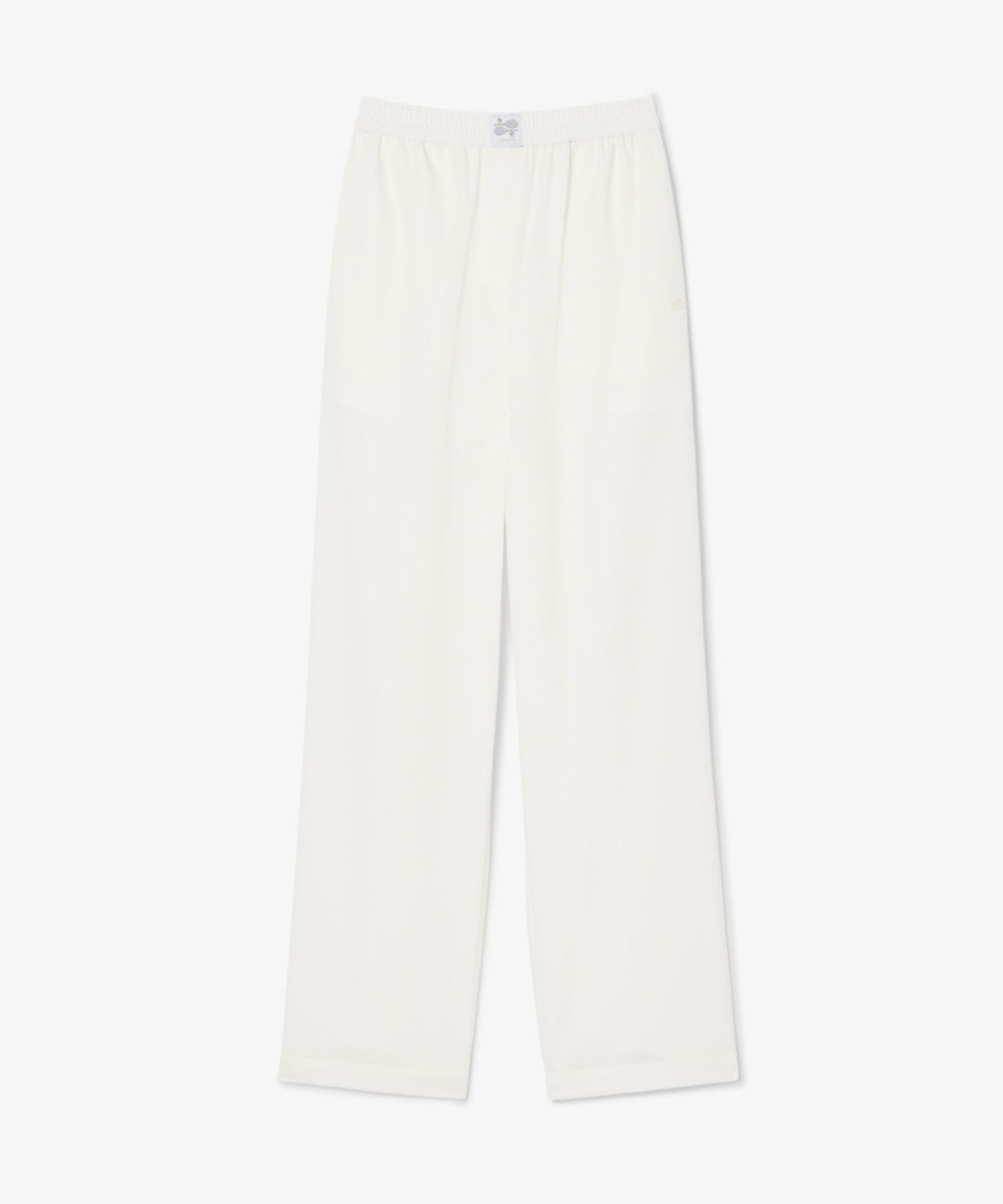 라코스테(LACOSTE) 여성 코튼 밴딩 세미와이드 팬츠 HF5431-56N 70V