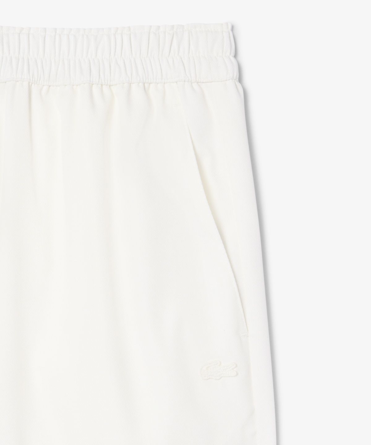 라코스테(LACOSTE) 여성 코튼 밴딩 세미와이드 팬츠 HF5431-56N 70V