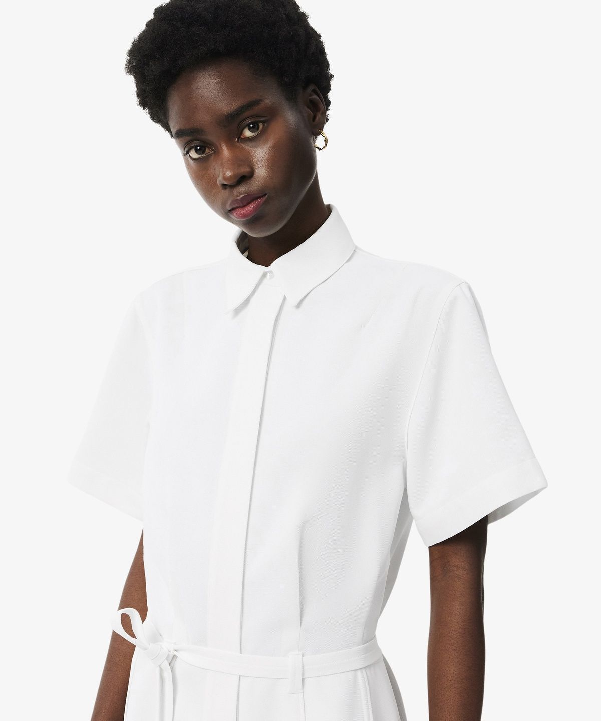 라코스테(LACOSTE) 여성 셔츠형 반팔 롱 드레스 EF5404-56N 70V