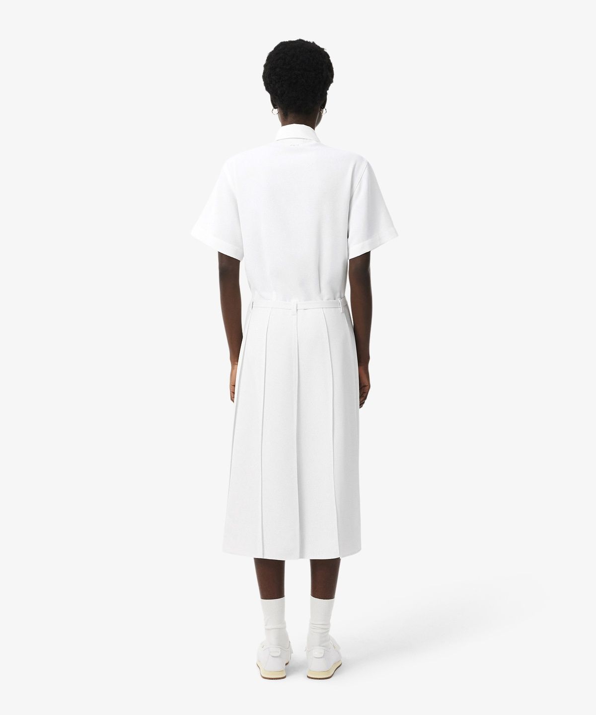 라코스테(LACOSTE) 여성 셔츠형 반팔 롱 드레스 EF5404-56N 70V