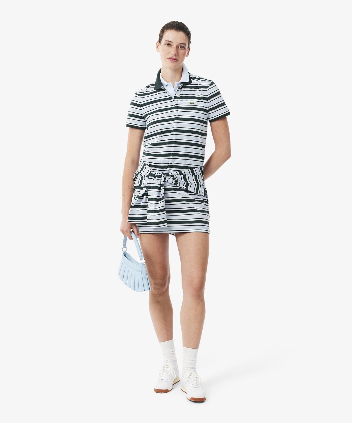 라코스테(LACOSTE) 여성 멀티 스트라이프 원피스 EF8607-56N VP6