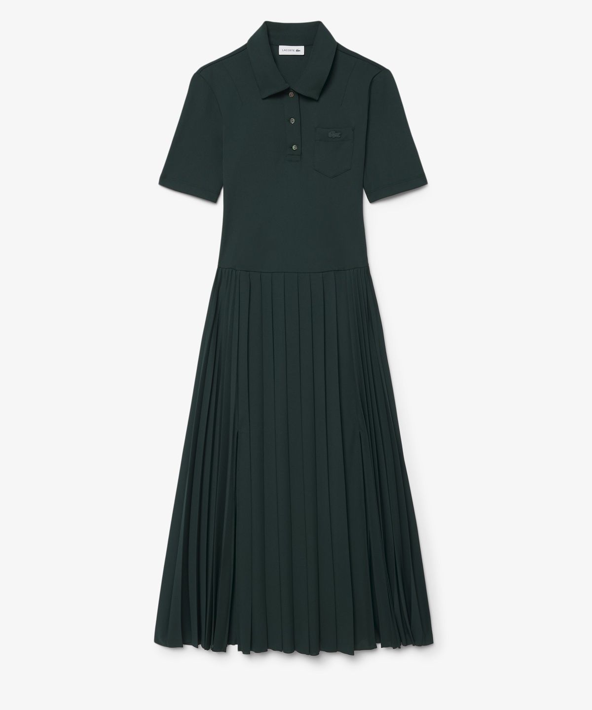 라코스테(LACOSTE) 여성 핏 앤 플레어 폴로 드레스 EF8660-56N YZP