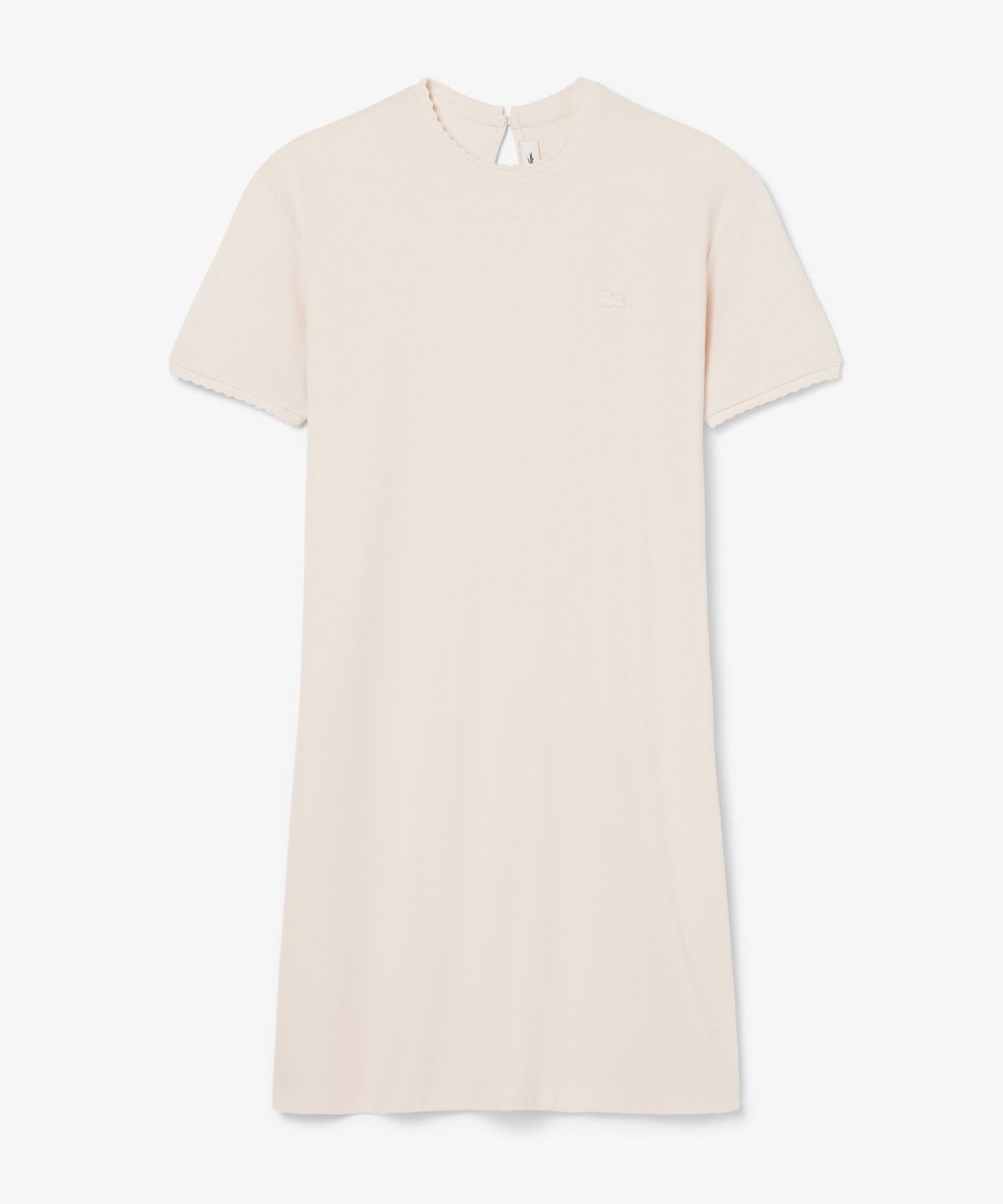 라코스테(LACOSTE) 여성 반팔 라운드넥 져지 피케 드레스 EF2732-56N N6I