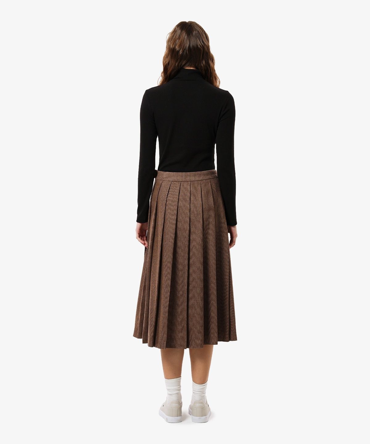 라코스테(LACOSTE) 여성 울 플리츠 스커트 JF437E-56N SIX