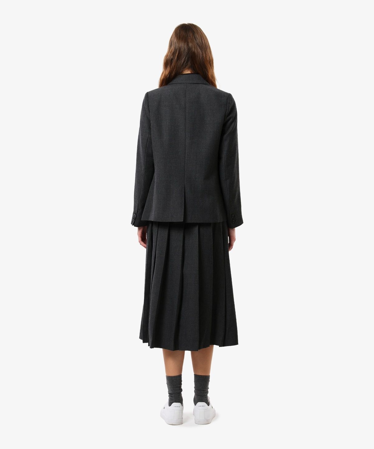 라코스테(LACOSTE) 여성 울 플리츠 스커트 JF437E-56N 050