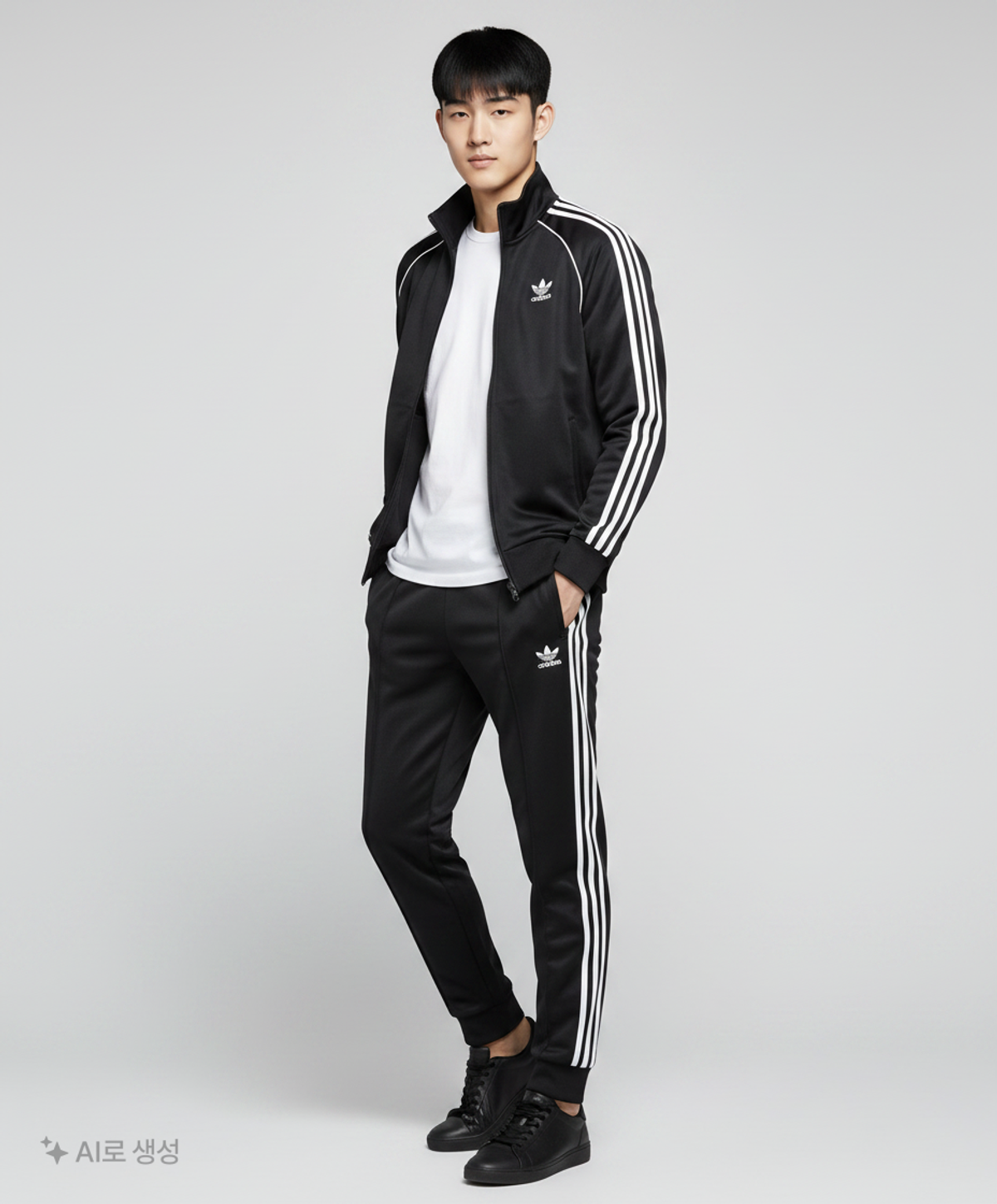 아디다스(ADIDAS) 슈퍼스타 트랙팬츠 PB - 블랙:화이트 / GF0210 M