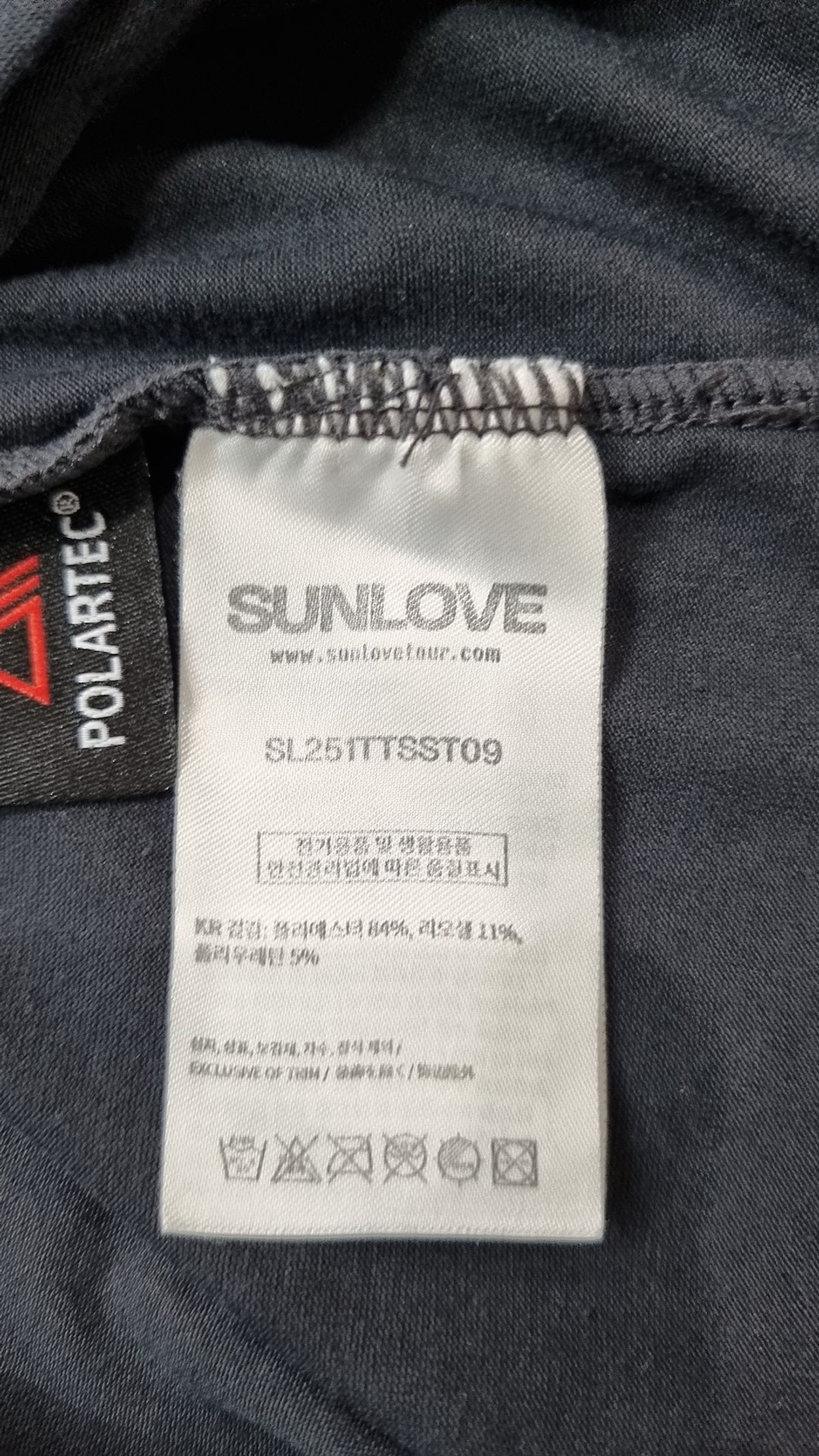썬러브투어(SUNLOVETOUR) Polartec® Delta FlexAir Tee Black L
