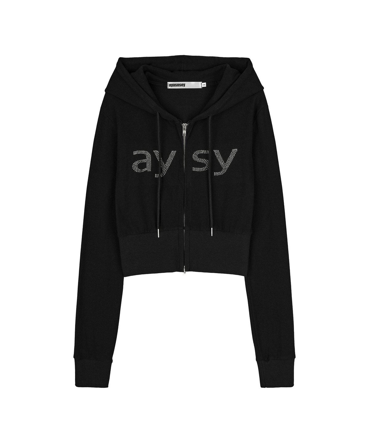 아야즈앤세이(AYASNSEY) BOE HOTFIX SLIM HOODIE ZIP UP