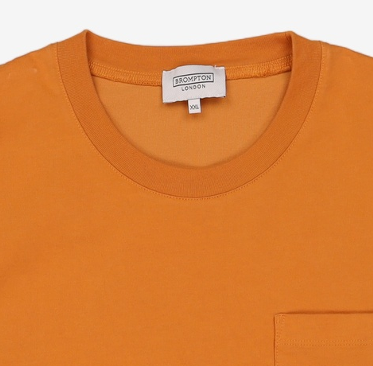 브롬톤 런던(BROMPTON LONDON) BASIC HALF SLEEVE T-SHIRT - ORANGE (P252UTS431) XXL