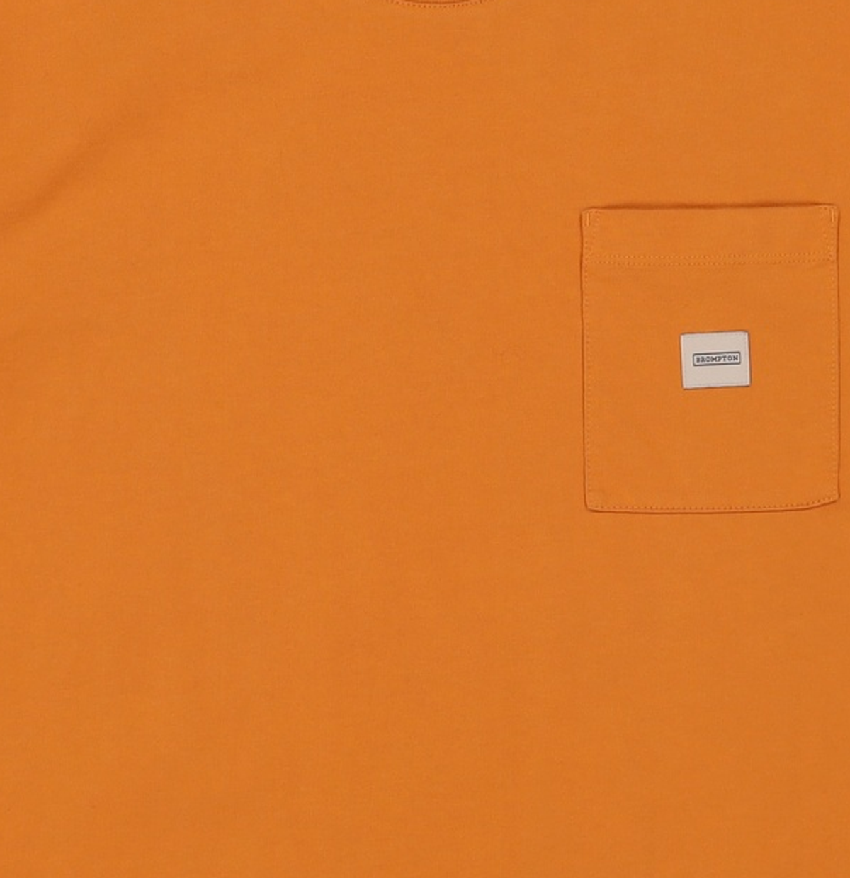 브롬톤 런던(BROMPTON LONDON) BASIC HALF SLEEVE T-SHIRT - ORANGE (P252UTS431) XXL