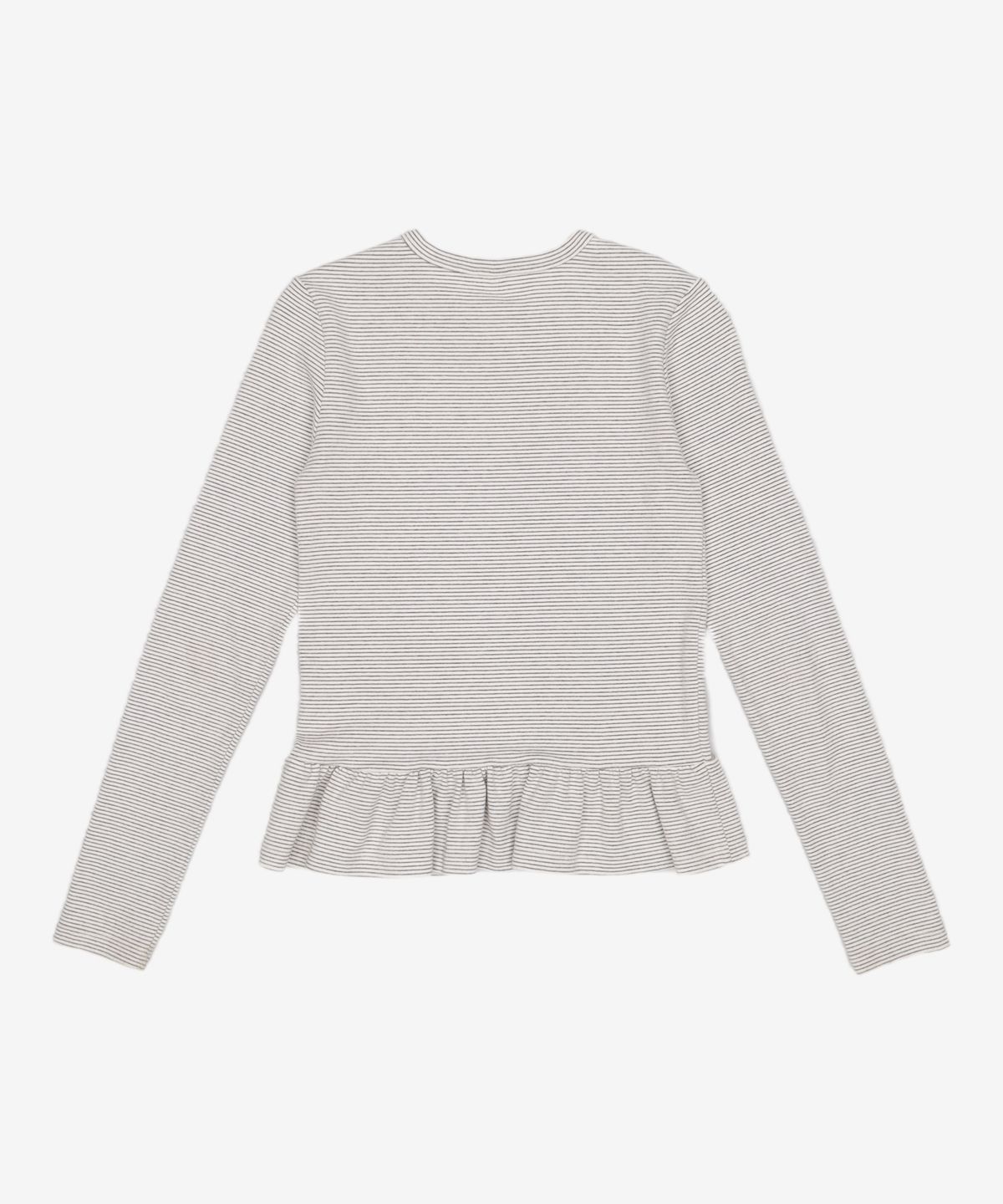꼬모니노즈(COMONINOZ) W FRILL T-SHIRT [GRAY] FREE