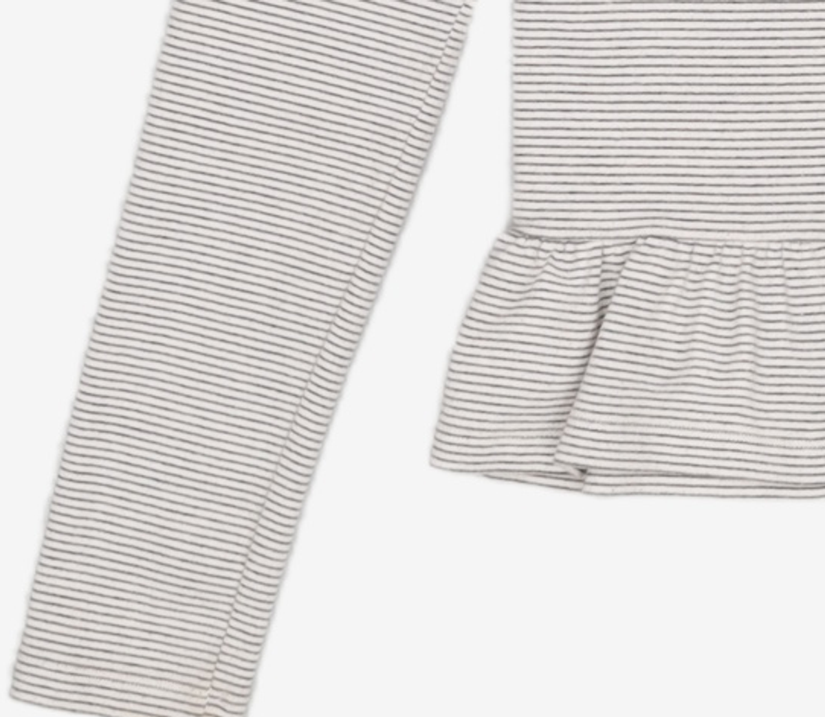 꼬모니노즈(COMONINOZ) W FRILL T-SHIRT [GRAY] FREE