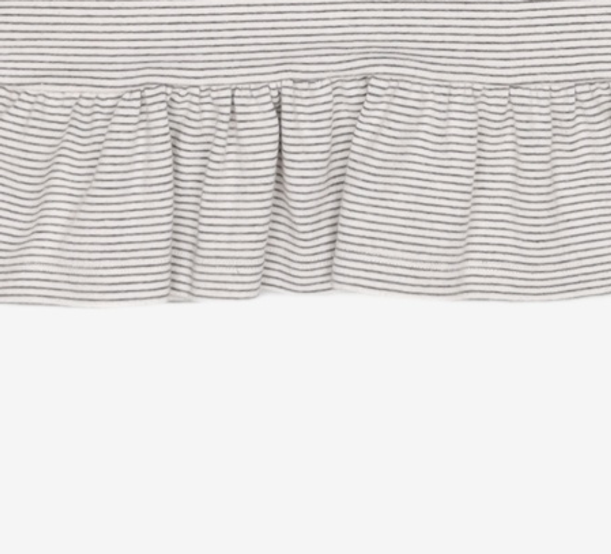 꼬모니노즈(COMONINOZ) W FRILL T-SHIRT [GRAY] FREE