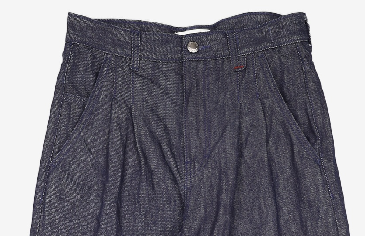 포트너스(FOTTNERS) Two Tuck Wide Indigo Jeans S