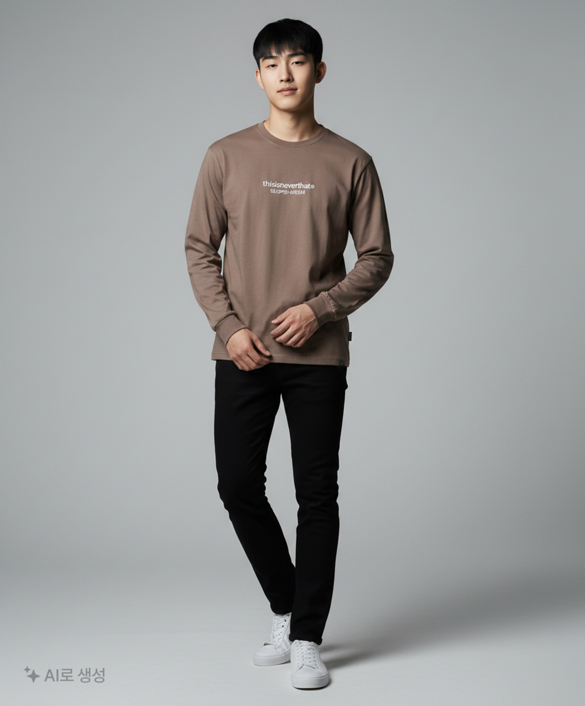 디스이즈네버댓(THISISNEVERTHAT) SE-SP L/S Tee Dark Mocha M