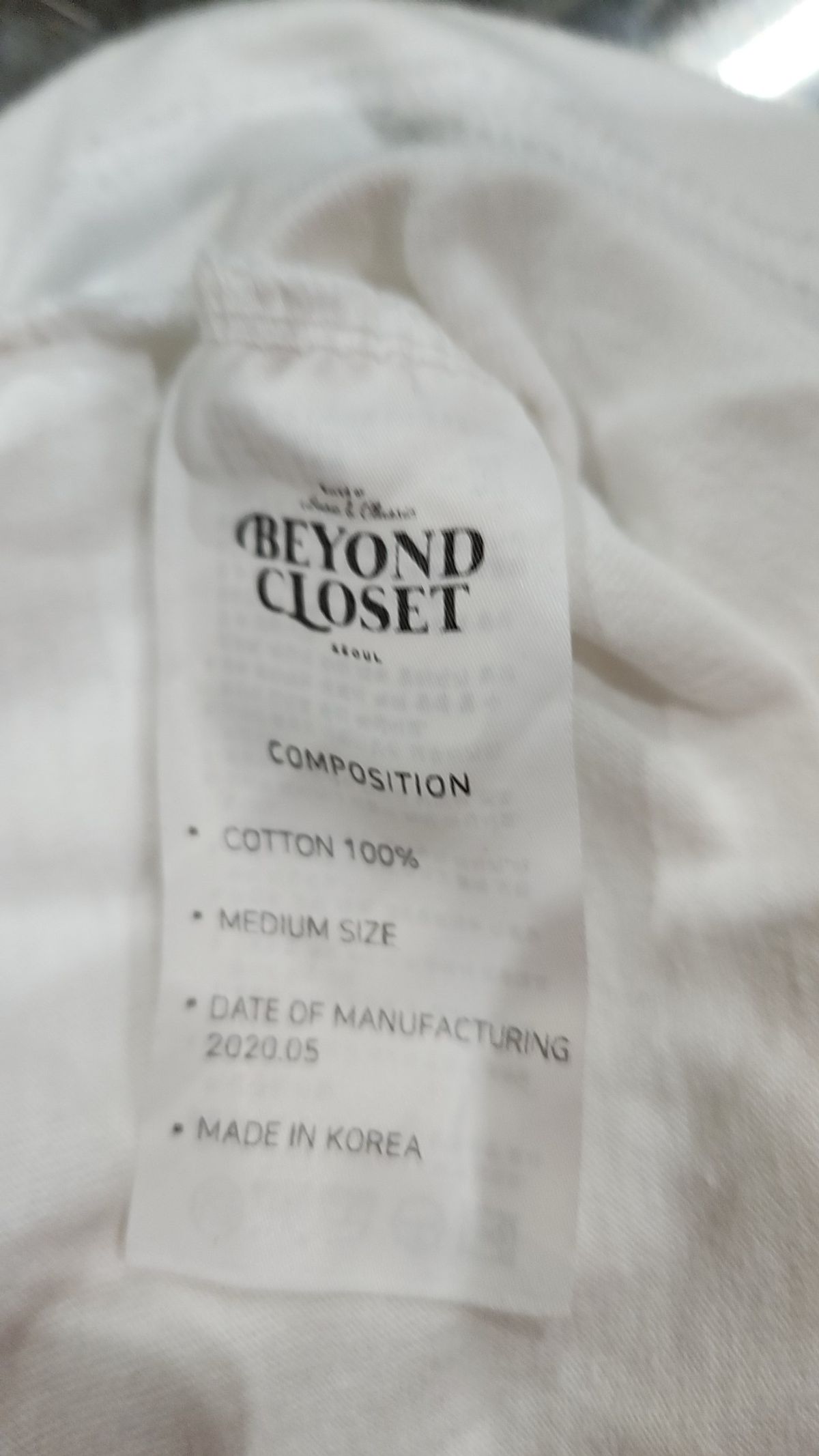 비욘드클로젯(BEYOND CLOSET) 반소매 티셔츠 M