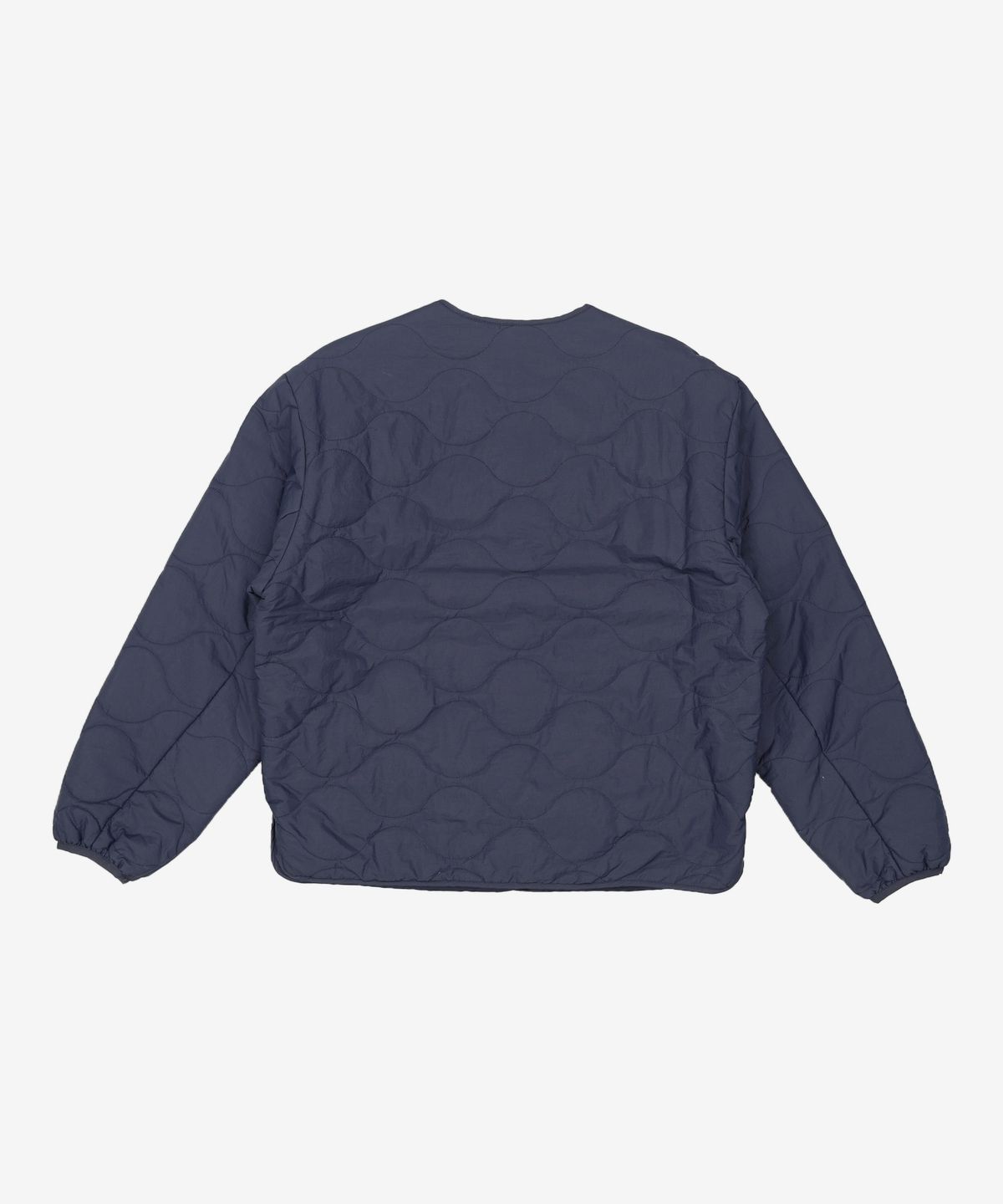 컬럼비아 유니버시티(COLUMBIA UNIVERSITY) NYC LABEL COLLARLESS QUILTING JACKET 블랙 L