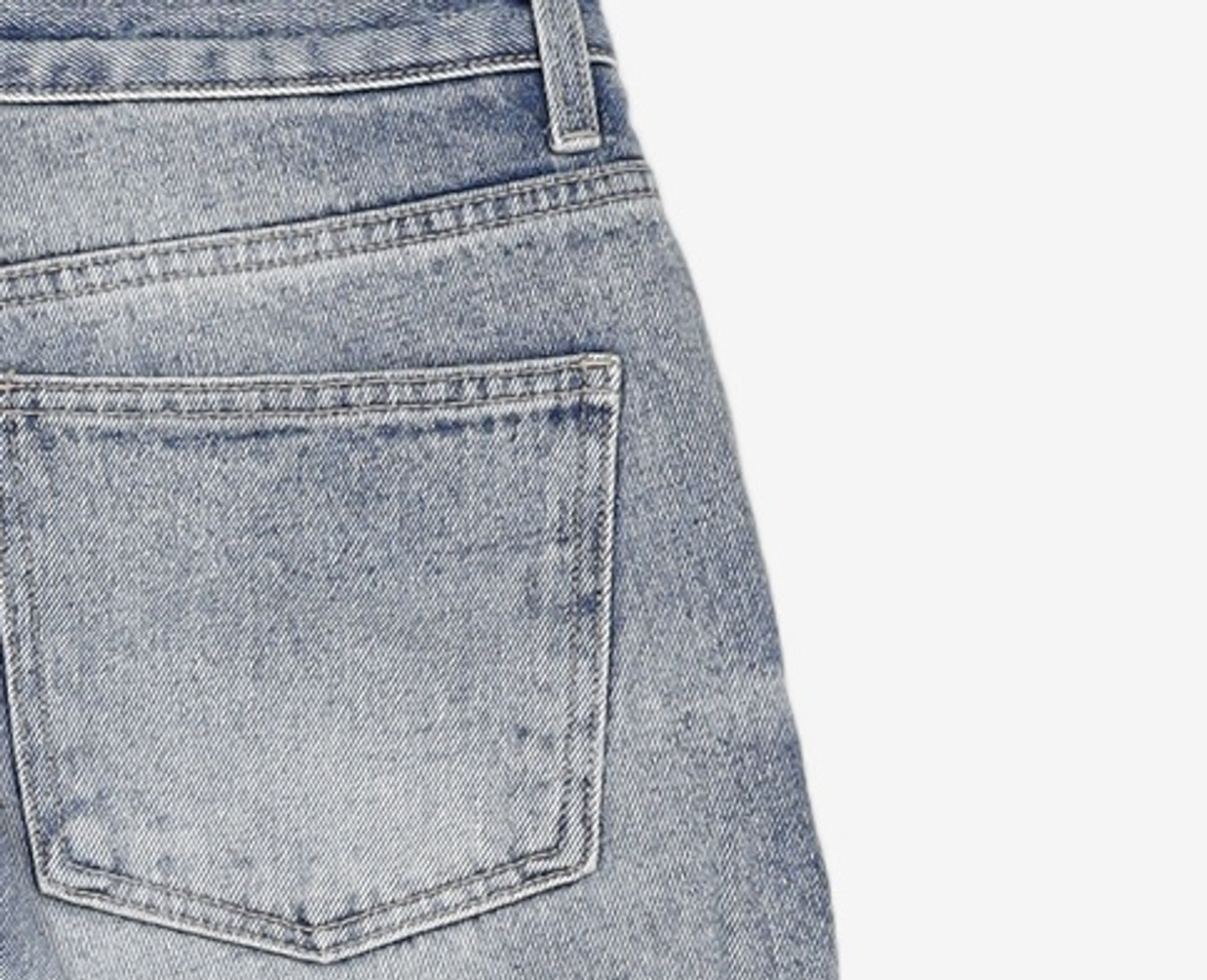 유희(YOUHEE) HOFIX DETAILED DENIM PANTS BLUE S