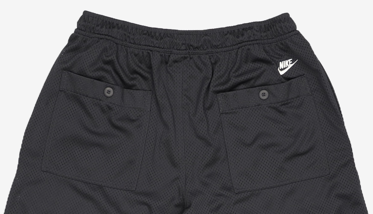나이키(NIKE) 스포츠웨어 클럽 메쉬 쇼츠 M - 블랙:라이트 오어우드 브라운 / IQ6257-010 L