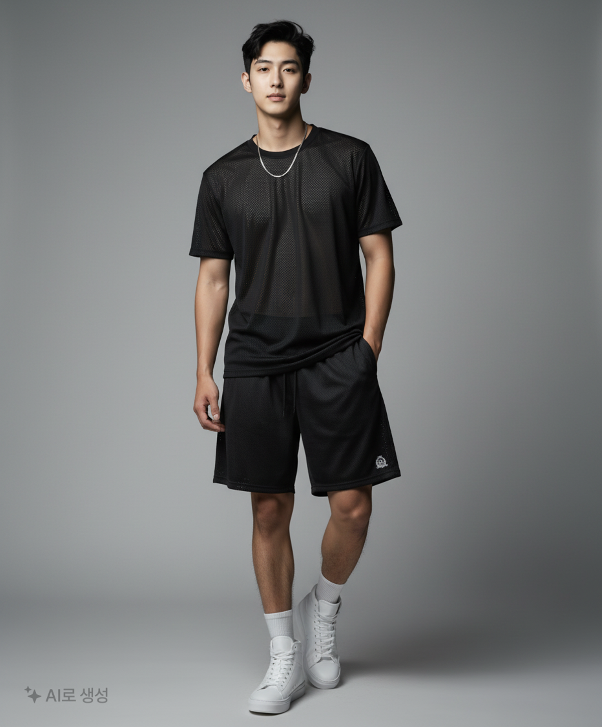 나이키(NIKE) 스포츠웨어 클럽 메쉬 쇼츠 M - 블랙:라이트 오어우드 브라운 / IQ6257-010 L