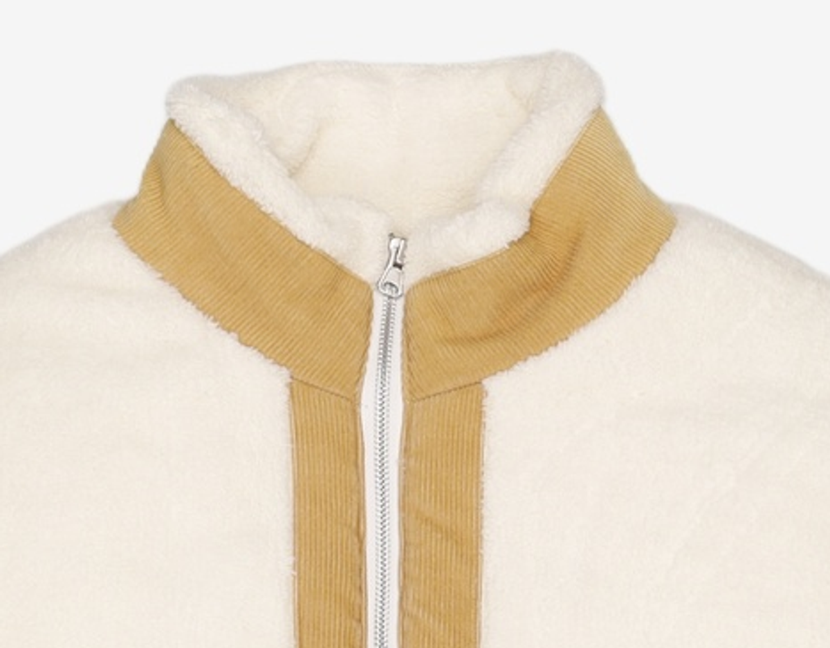 프리즘웍스(FRIZMWORKS) HEAVY FLEECE GRIZZLY JACKET 002 _ IVORY XL