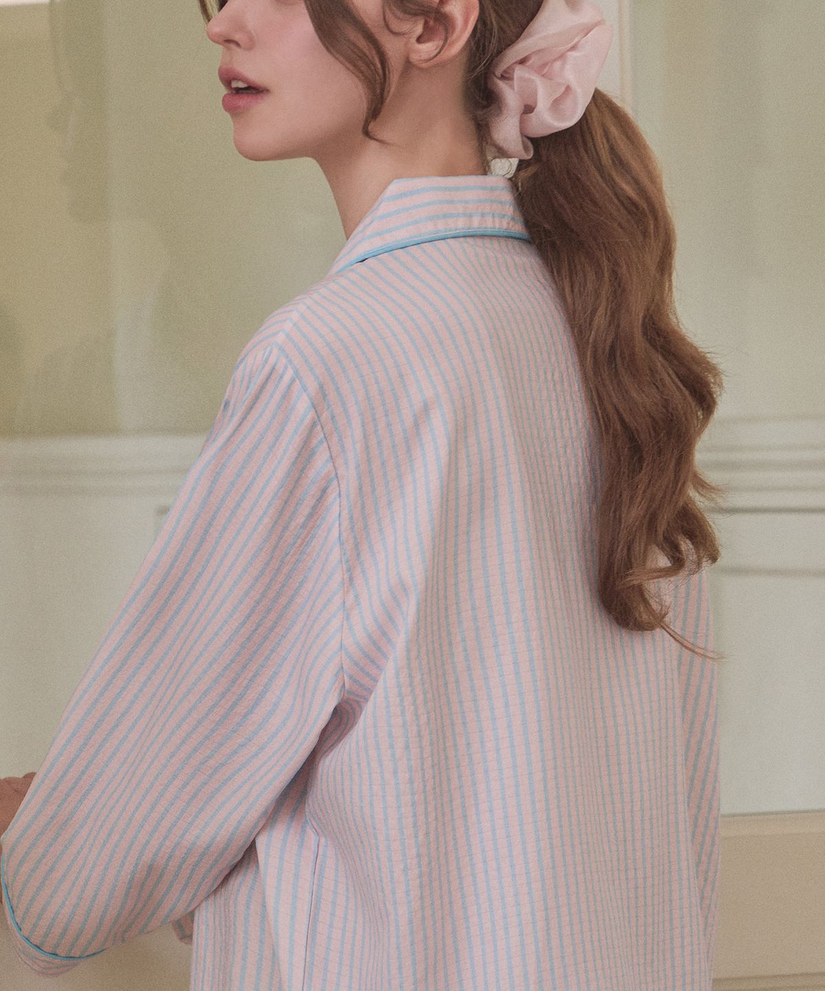 하이픈(HYPN) [2PACK] 소르베 브리즈핏 남녀공용 긴팔 잠옷 세트