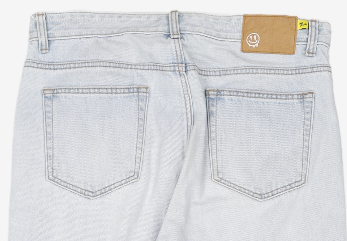 커스텀멜로우(CUSTOMELLOW) sadsmile denim pants_CQPAX21211BUX L