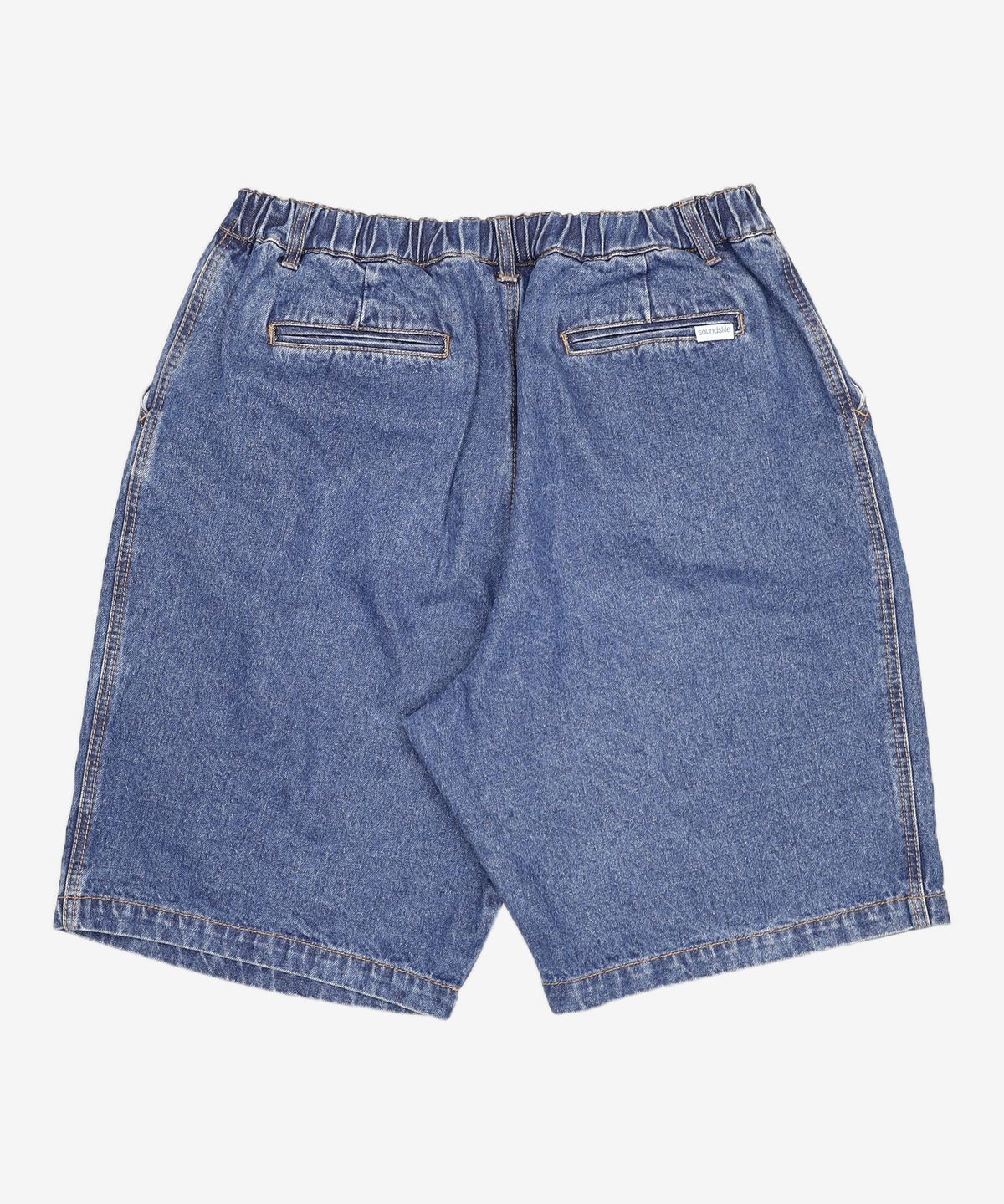 사운즈라이프(SOUNDSLIFE) Two Tuck denim Shorts Medium Indigo XL
